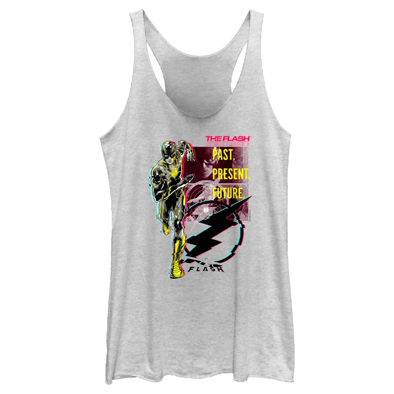 Women's The Flash Barry Allen Glitch Racerback Tank Top breathable tank top