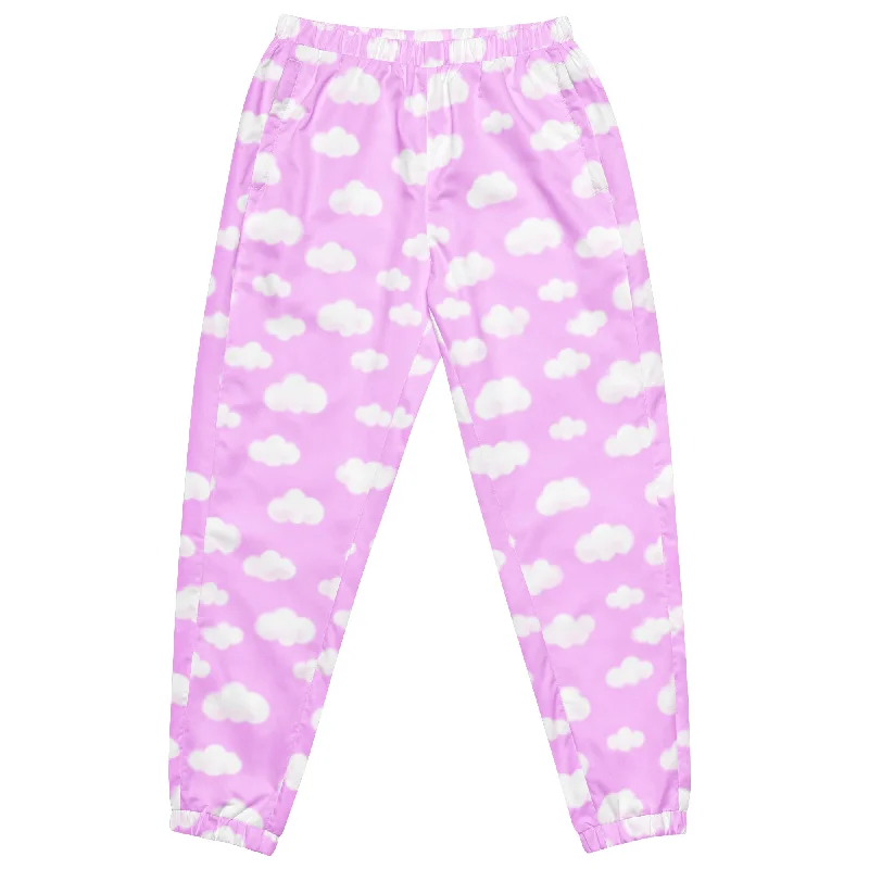 Dreamy Clouds Unisex Track Pants (Taffy Pink) Casual Track Pants