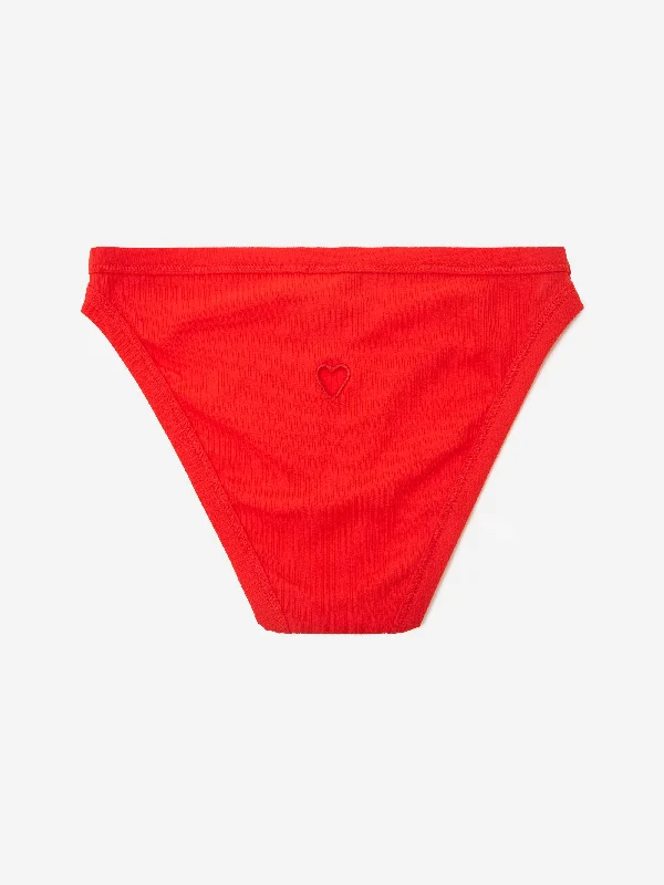 Baserange Heart Bell Pant - My Red Classic Straight-Leg Pants