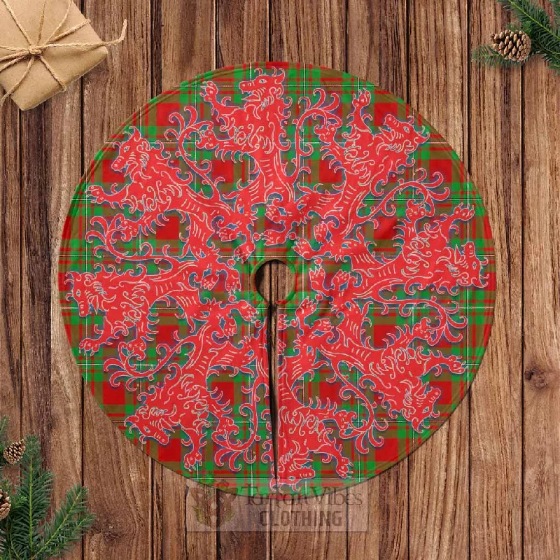 Callander Tartan Christmas Tree Skirt Lion Rampant Style chiffon skirt floaty