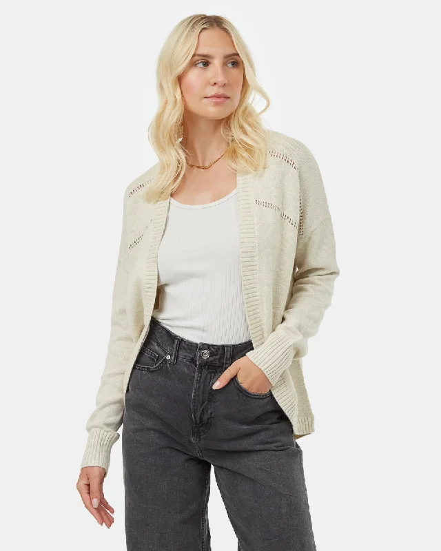 Anoba Cardigan Print Jacquard Patchwork