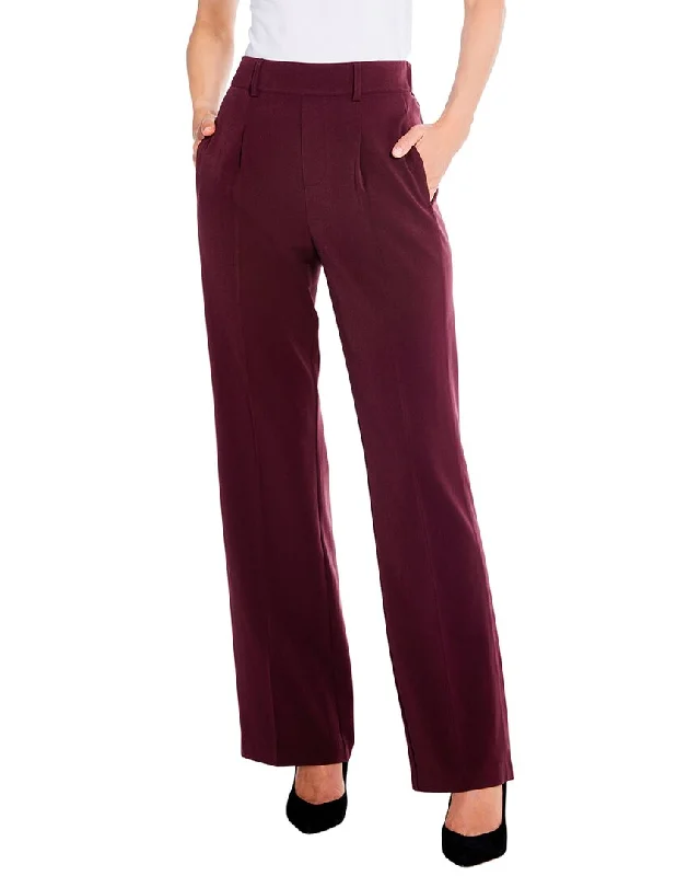 NIC+ZOE The Avenue Wide Leg Pleated Pant Casual Sweatpants Style