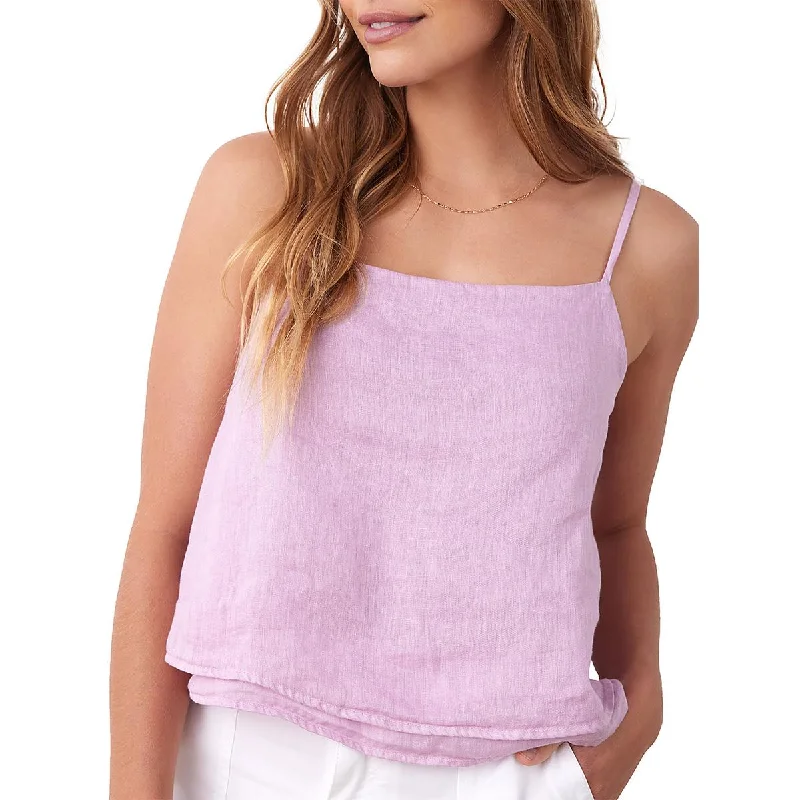 Bella Dahl Womens Linen Layered Tank Top lightweight tank top