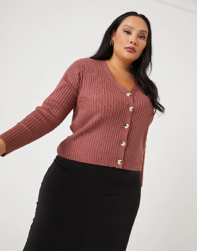 Plus Size Cardigan Top Terry Terry Cloth Terry Knit