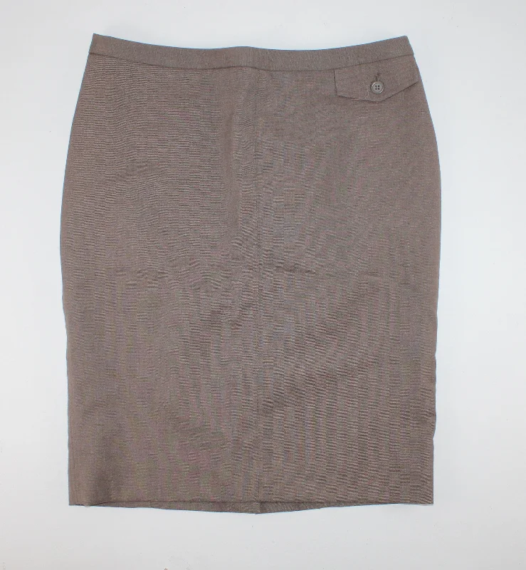 GAP TAUPE SKIRT LADIES SIZE 8 PRE-LOVED wool skirt sturdy
