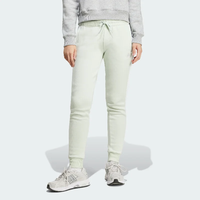 Women's adidas Essentials 3-Stripes Fleece Pants Modern Stretch Trousers