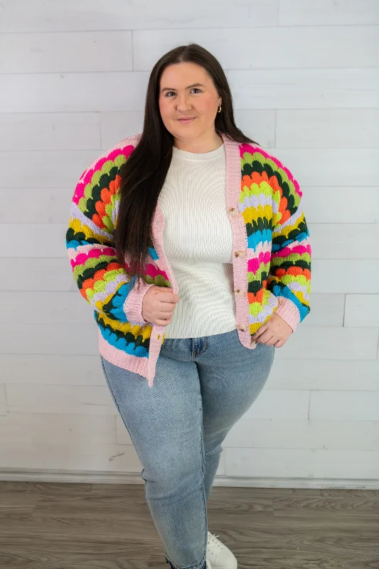 Jnna Multicolor Button Up Knit Cardigan Spring Bloom Spandex Blend Rayon Blend Denim Blend Jnna Multicolor Button Up Knit Cardigan Spring Bloom Spandex Blend Rayon Blend Denim Blend