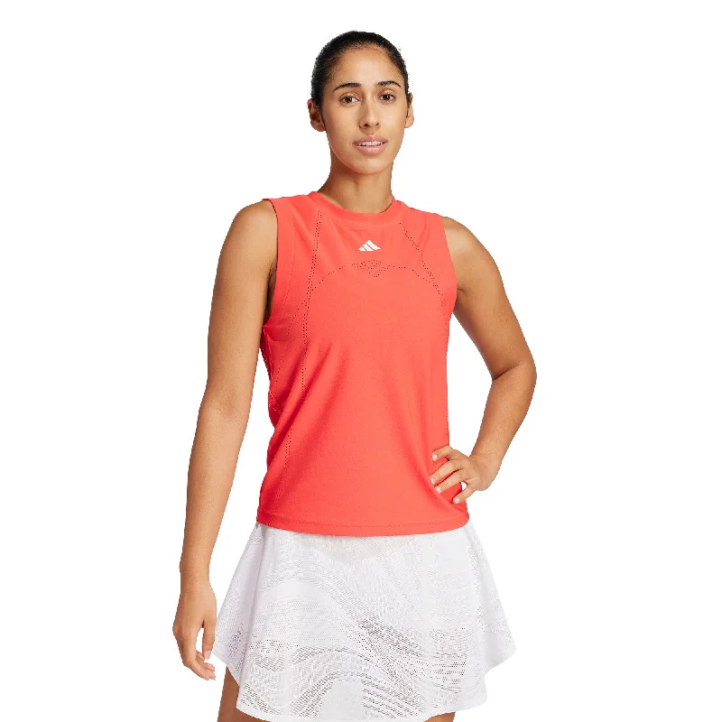 Adidas Match Pro Semi Lucid Red Womens Tennis Tank bright tank top