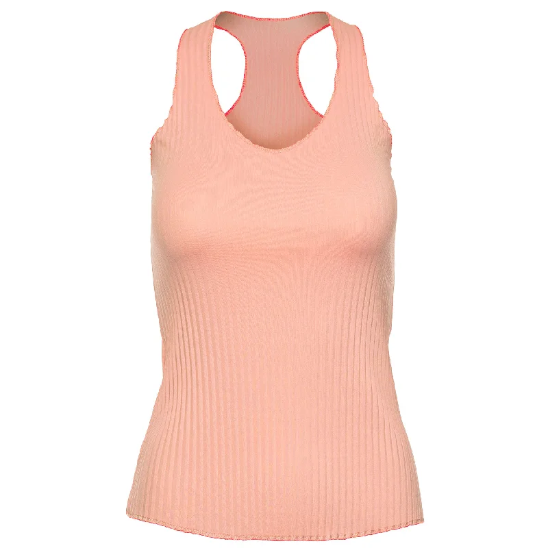 K-Swiss Pleated V-Neck Womens Tennis Tank Top layering tank top