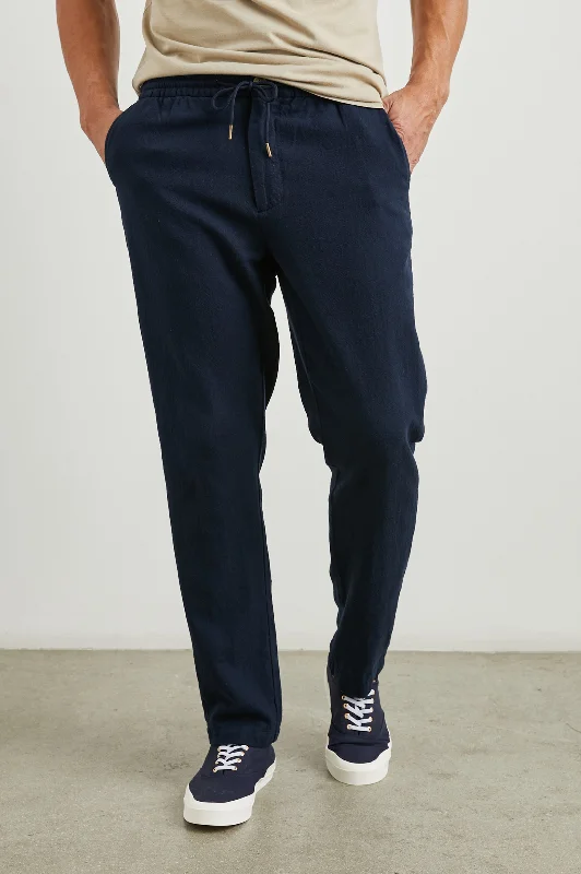 CALLUM PANT - DEEP MERIDIAN Chic Capri Pants