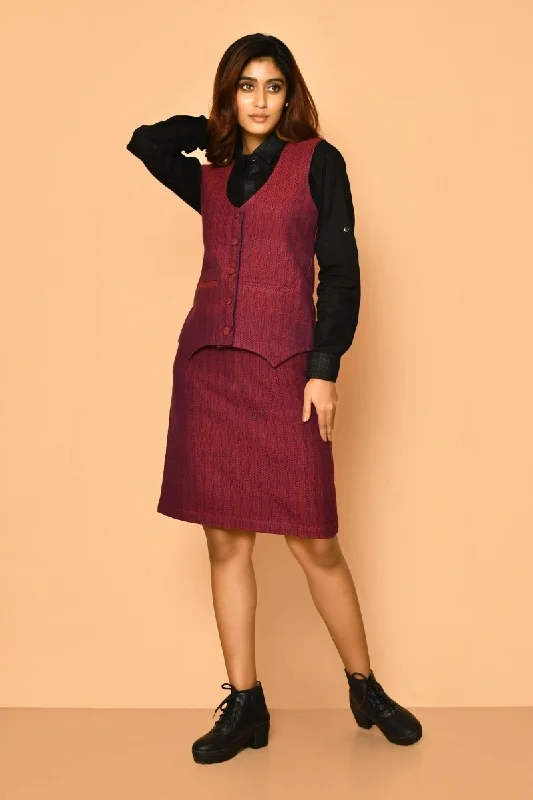 Celina Handloom Cotton Skirt Set for Women linen skirt natural