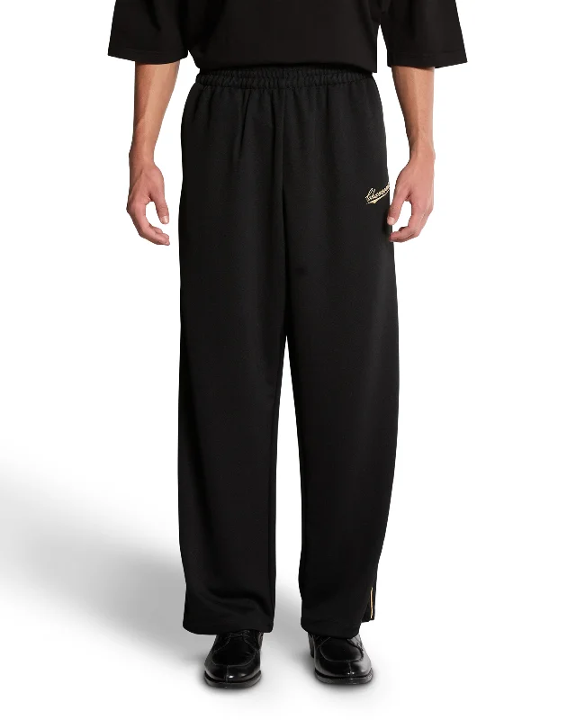 RUFF RIDER TRACK PANT - BLACK/GOLD Cozy Knit Pants