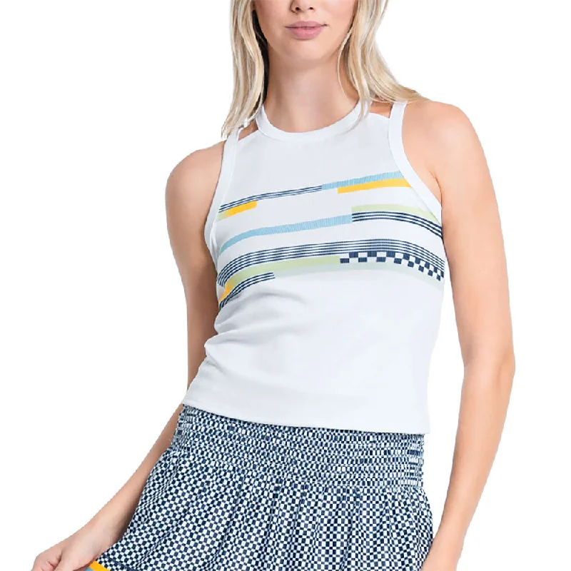 Lucky In Love Finish Line Womens Tennis Tank casual tank top