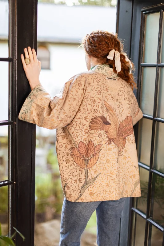 Folklore Fleece Cardigan Mesh Cardigan Canvas Denim
