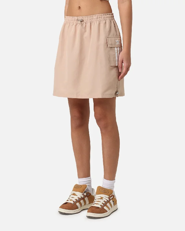 Adidas Women's Cargo Skirt Magic Beige high waist skirt