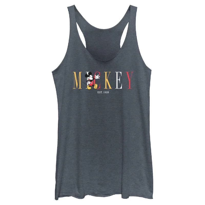 Women's Mickey & Friends Since 1928 Racerback Tank Top sleep tank top