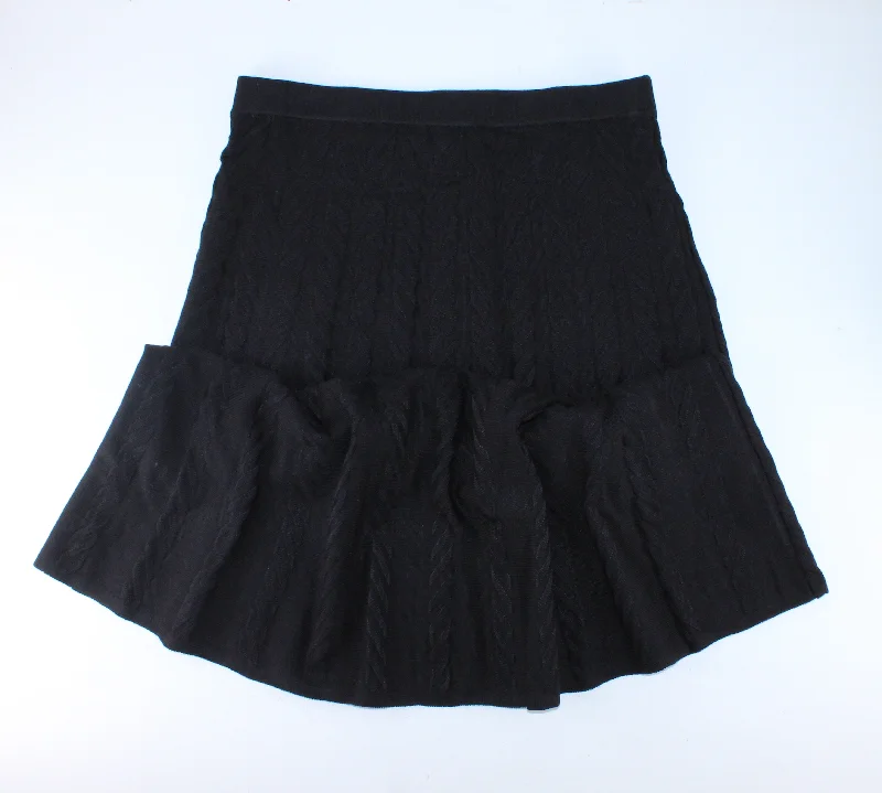 SPENSE BLACK SKIRT LADIES MEDIUM PRE-LOVED lace skirt romantic