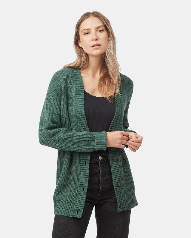 Oversized Button Cardigan Collared Crew Neck Turtle Neck