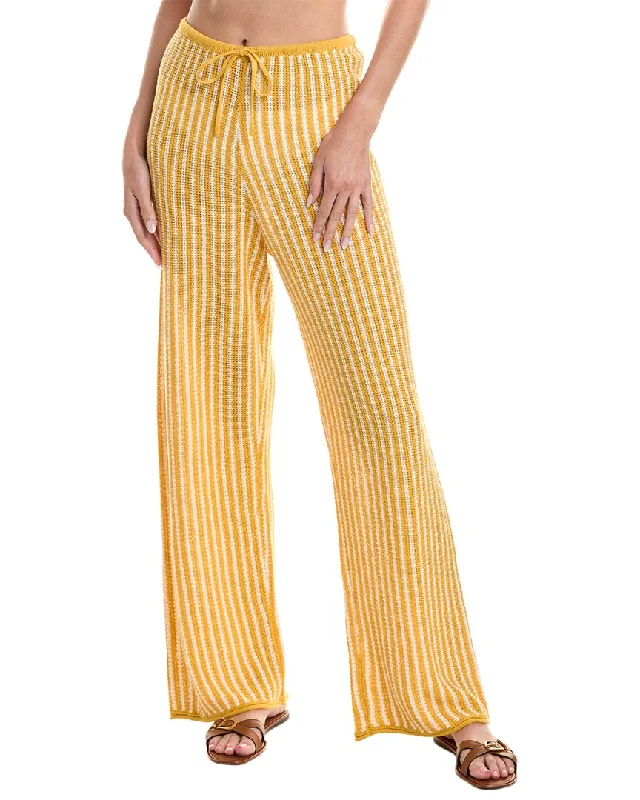 Onia Linen Knit Drawstring Pant Soft Cotton Pants