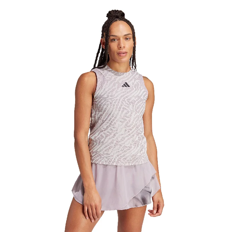 Adidas Match Pro Preloved Fig Womens Tennis Tank neon tank top