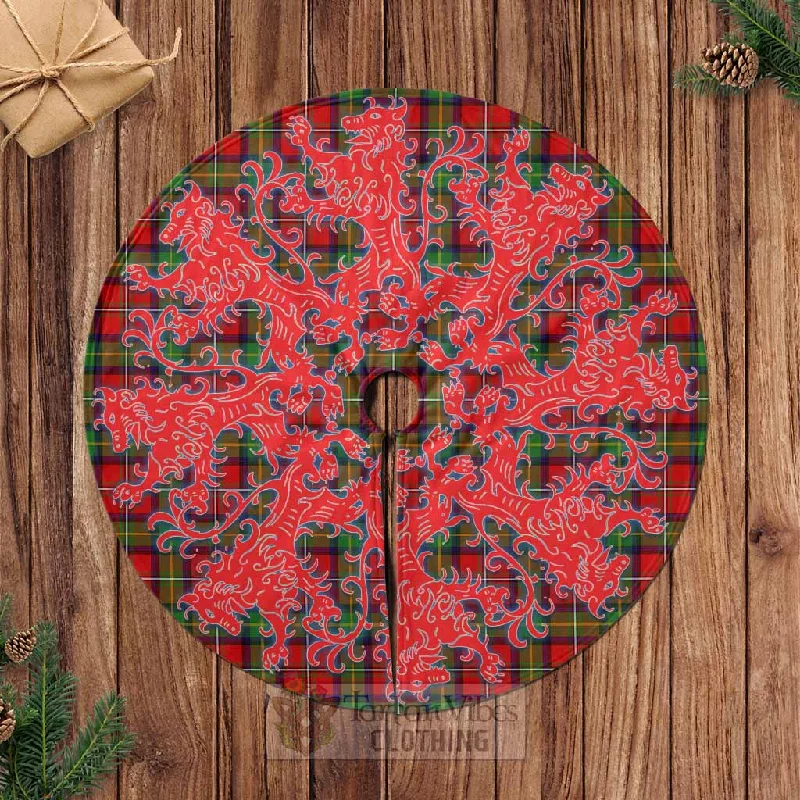 Boyd Tartan Christmas Tree Skirt Lion Rampant Style chiffon skirt lightweight