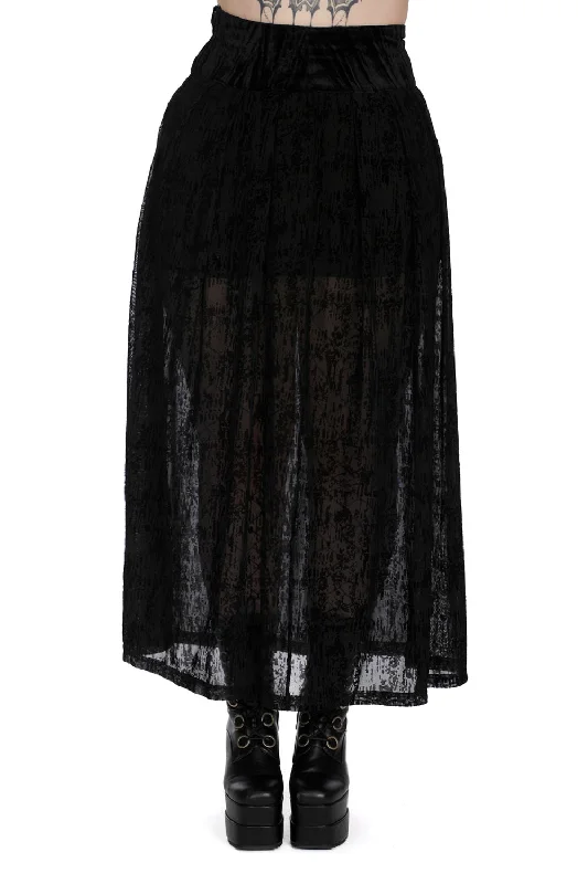 LATTICE SKIRT high waist skirt