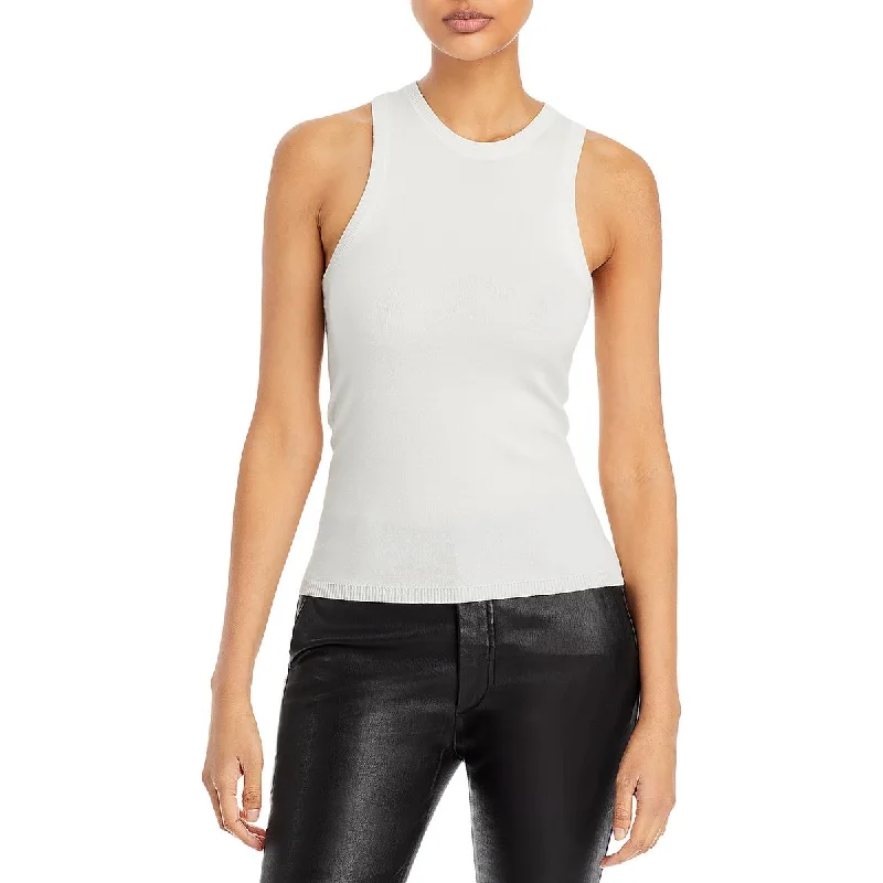 3.1 Phillip Lim Womens Crew neck Sleeveless Tank Top yoga tank top