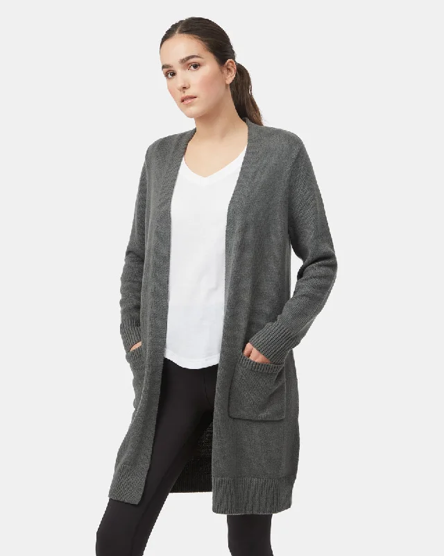 Highline Wool Cardigan Terry Blend Velvet Blend Canvas Blend