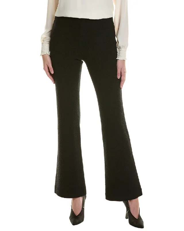 St. John Wool-Blend Pant Formal Wide-Leg Pants