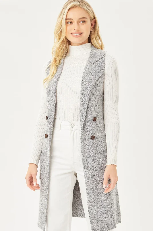 Sleeveless Cardigan Vest- 2 Colors! Elegant Classic Vintage