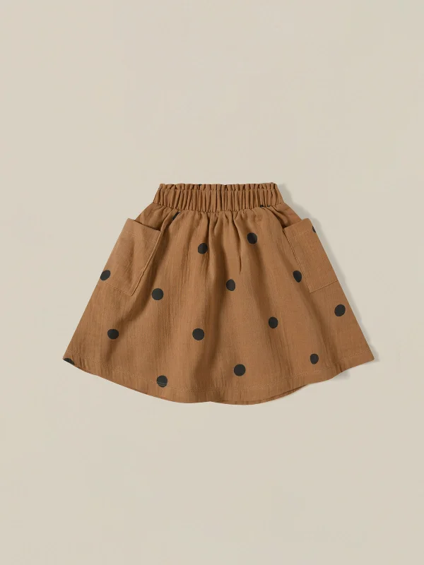 Gold Dots Tutti Skirt denim skirt fashionable