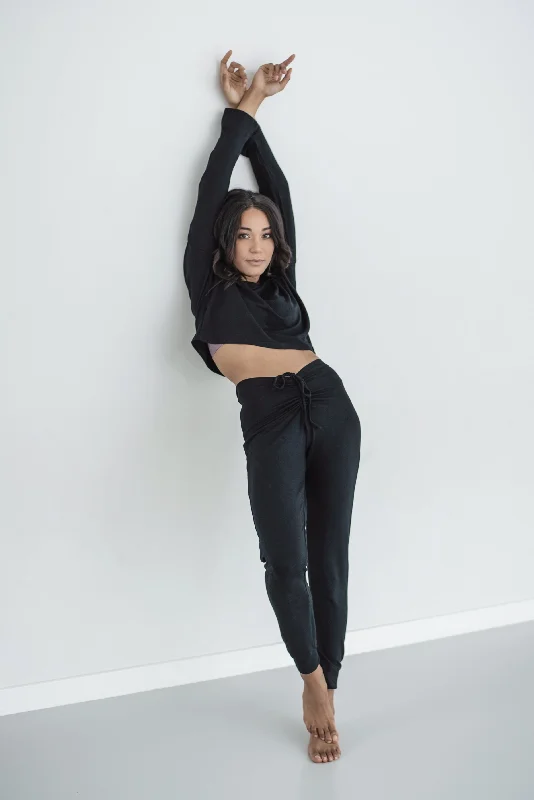 Christy Pants Black Slim-Fit Leggings