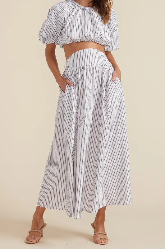 Cassia Maxi Skirt linen skirt breathable