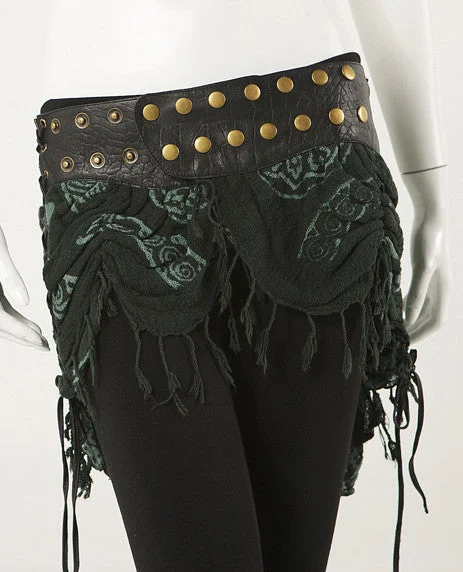 Urban Gypsy Rouged Skirt linen skirt breathable