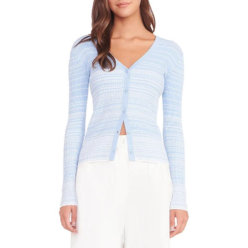 STAUD Womens  Cardigan Sweater Stylish Fashionable Trendy