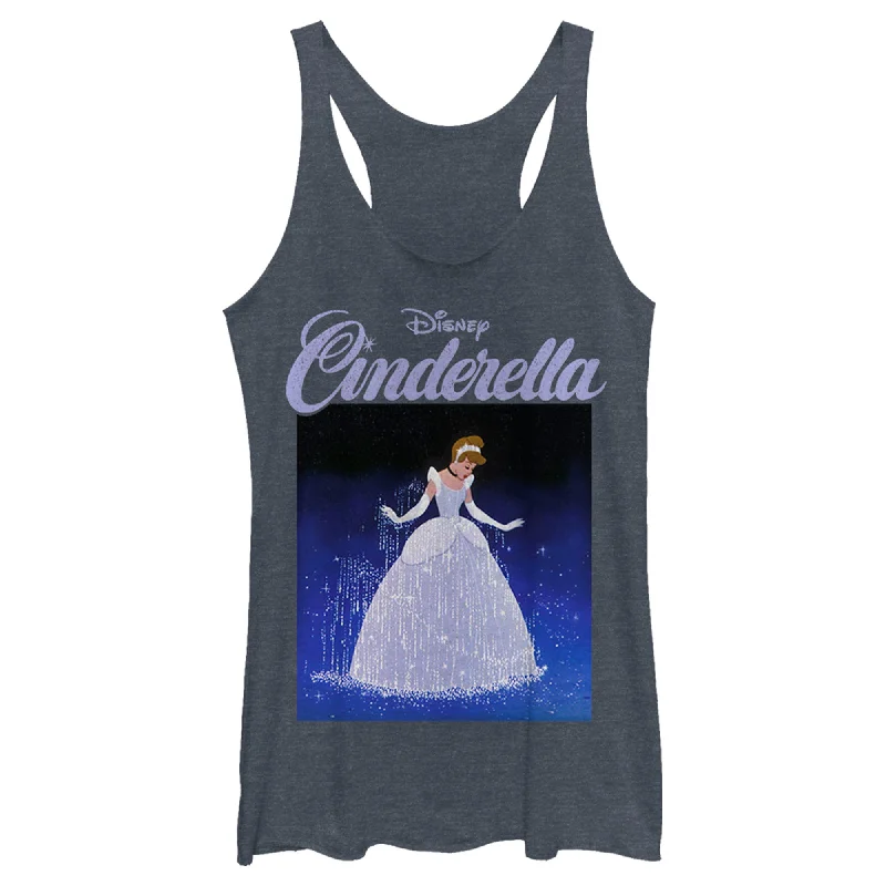 Women's Cinderella Magic Gown Moment Racerback Tank Top cropped tank top