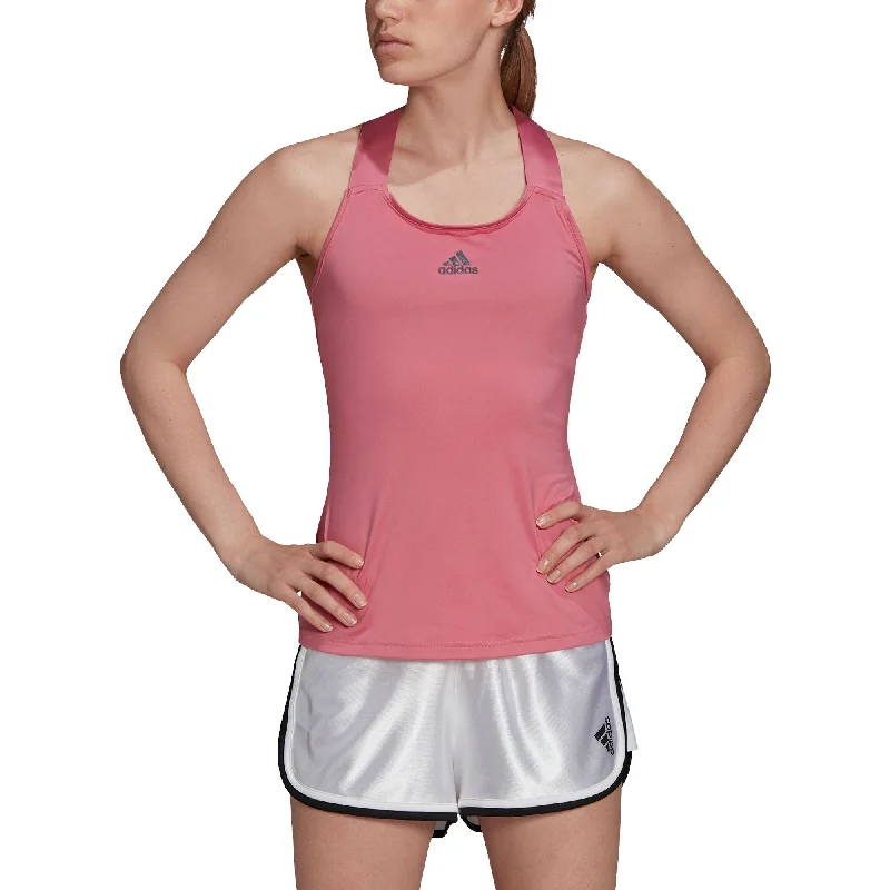 Adidas Aeroready Y-Tank Rose Womens Tennis Tank Top comfortable tank top