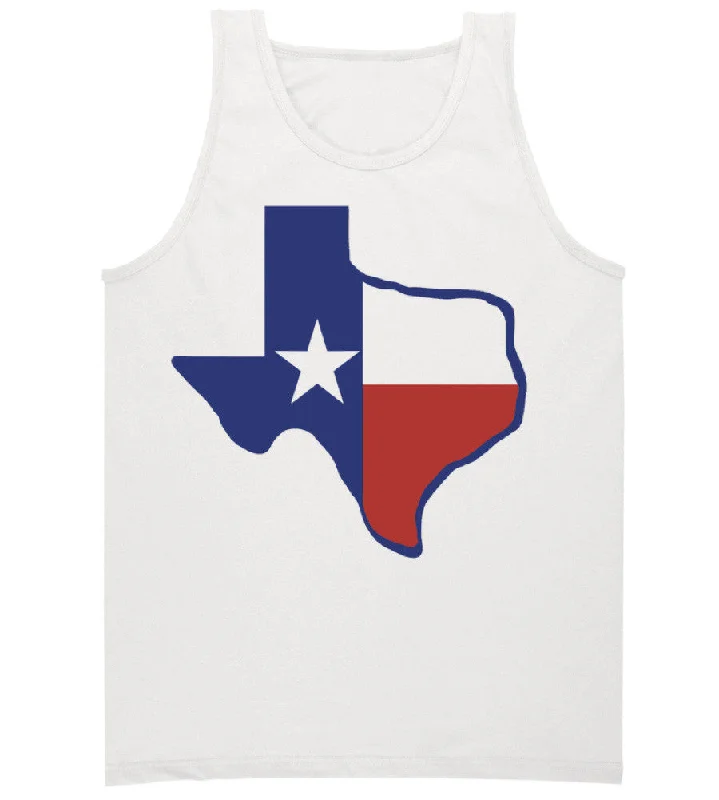 Texas Flag Tank Top one shoulder tank