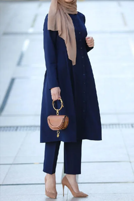Basic Pants Set Fashionable Tapered Leg Pants