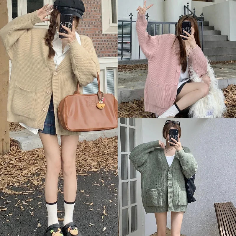 Basic Oversized Thick Knitted Long Sleeve Cardigan Top Faux Fur Fabric Real Fur Fabric Shearling Fabric Basic Oversized Thick Knitted Long Sleeve Cardigan Top Faux Fur Fabric Real Fur Fabric Shearling Fabric
