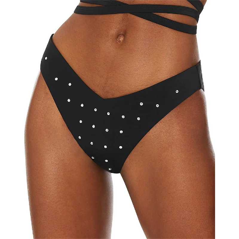 Beach Riot Womens Vanessa Embellished Hipster Swim Bottom Separates Modern High-Waisted Swimsuit Beach Riot Womens Vanessa Embellished Hipster Swim Bottom Separates Modern High-Waisted Swimsuit