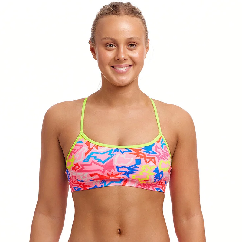 Funkita - Rock Star - Ladies Eco Swim Crop Top Sexy Monokini Swimsuit