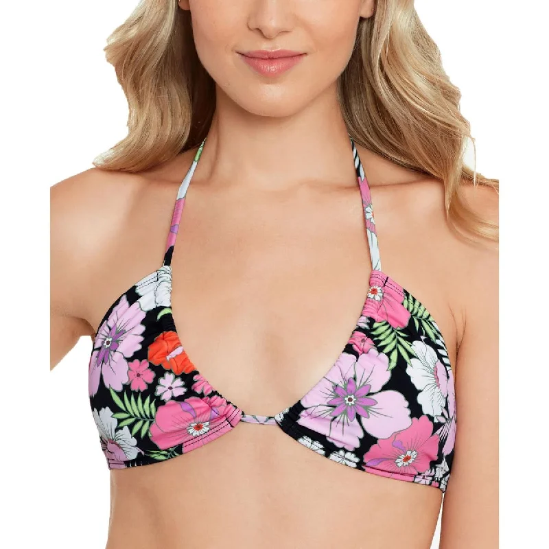Salt + Cove Womens Juniors Convertible Tie Back Bikini Swim top Elegant Ruffle Swimsuit Salt + Cove Womens Juniors Convertible Tie Back Bikini Swim top Elegant Ruffle Swimsuit