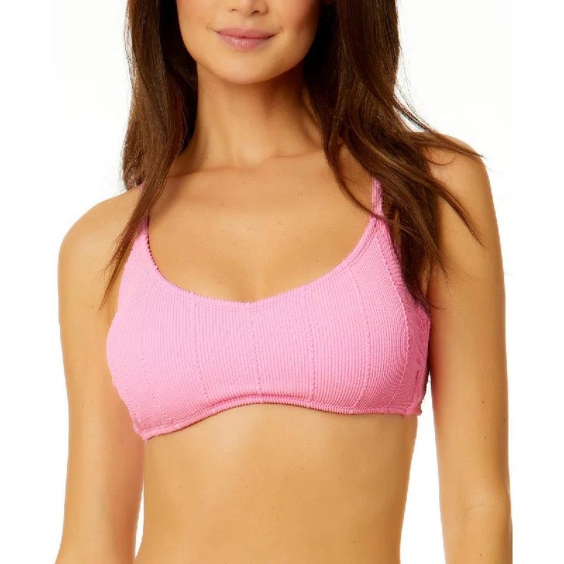 Salt + Cove Womens Juniors Textured Bralette Bikini Swim top Classic Two-Piece Bikini Salt + Cove Womens Juniors Textured Bralette Bikini Swim top Classic Two-Piece Bikini