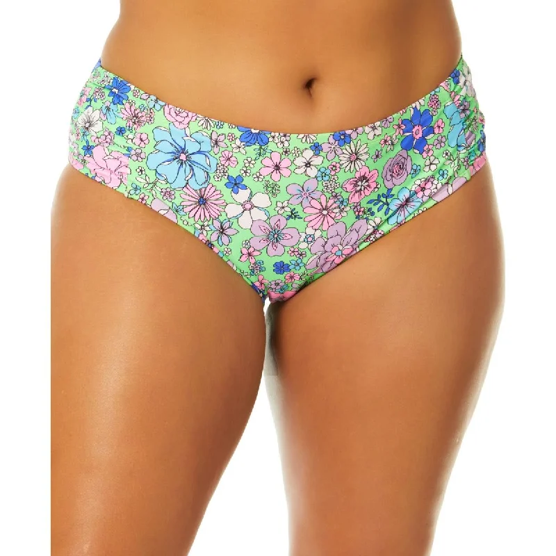 Salt + Cove Womens Plus Summer Beachwear Swim Bottom Separates Casual Swim Dress