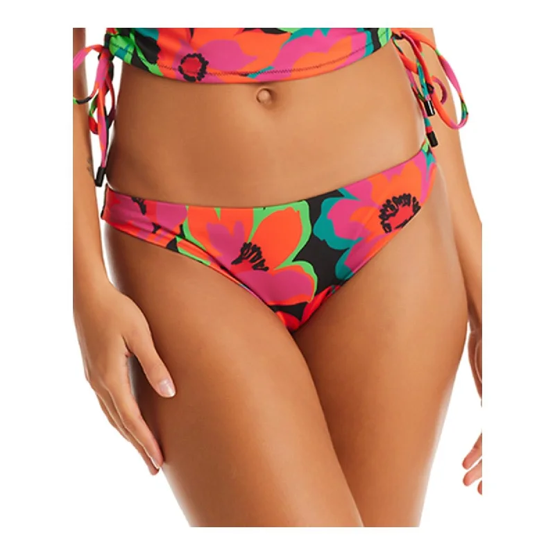 Sanctuary Womens Printed Hipster Swim Bottom Separates Solid Color Swimsuit