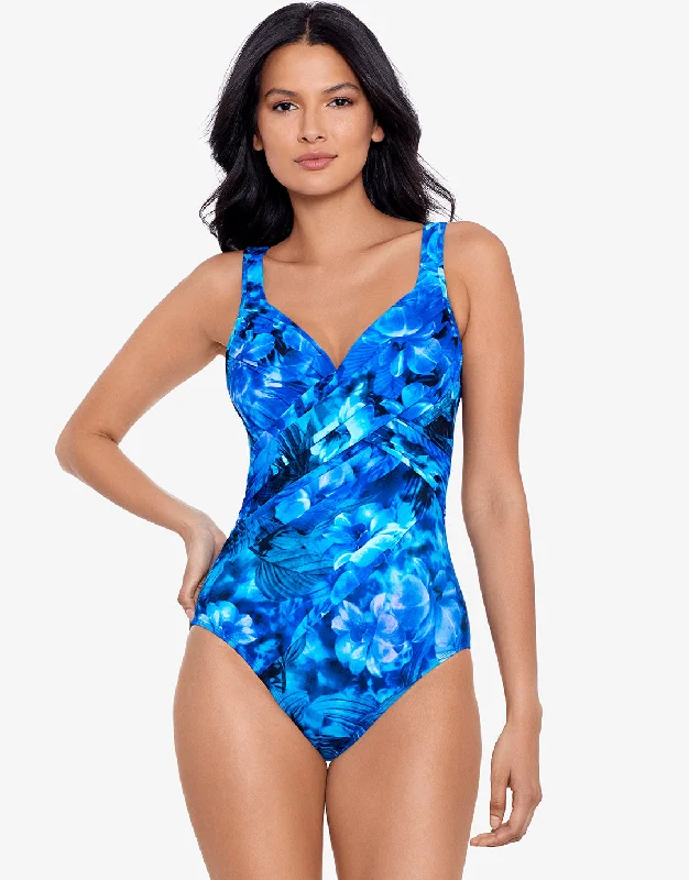 Sous Marine Revele Swimsuit - Blue Stylish Cover-Up Set