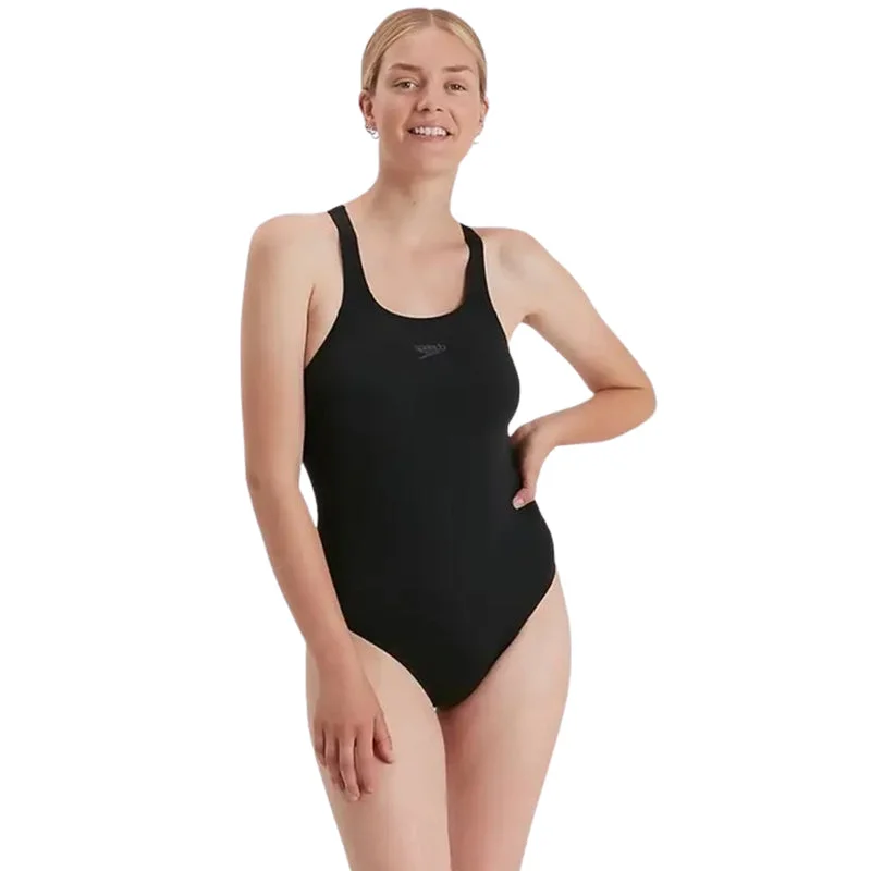 Speedo - Women's Eco Endurance+ Medalist Swimsuit - Black Reversible Bikini Set