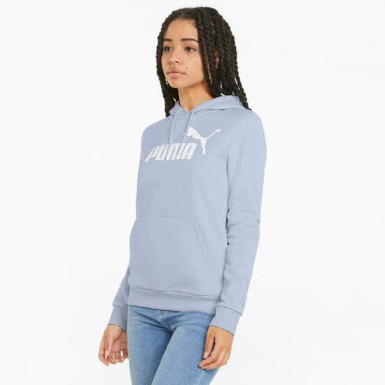 Puma Ess Logo Hoodie Women's Artic Ice Hoodie with Fur Luxurious Winter